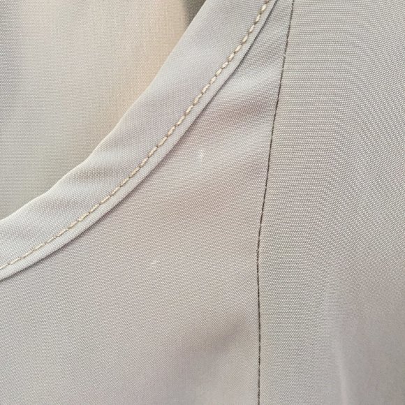 Everly grey popover short sleeve blouse with side pocket - size M - Picture 5 of 8